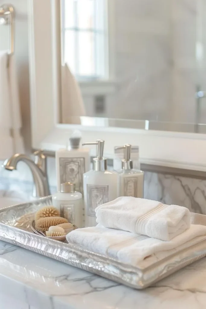 7 Bathroom Tray Decor Ideas for a Useful Vanity
